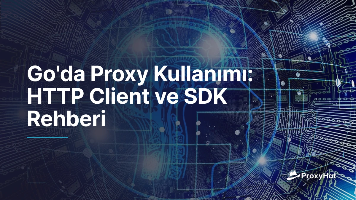 Go'da Proxy Kullanımı: HTTP Client ve SDK Rehberi