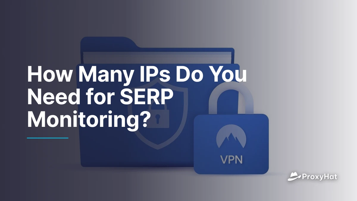 How Many IPs Do You Need for SERP Monitoring?