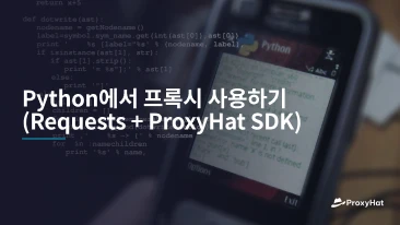 Python에서 프록시 사용하기 (Requests + ProxyHat SDK)