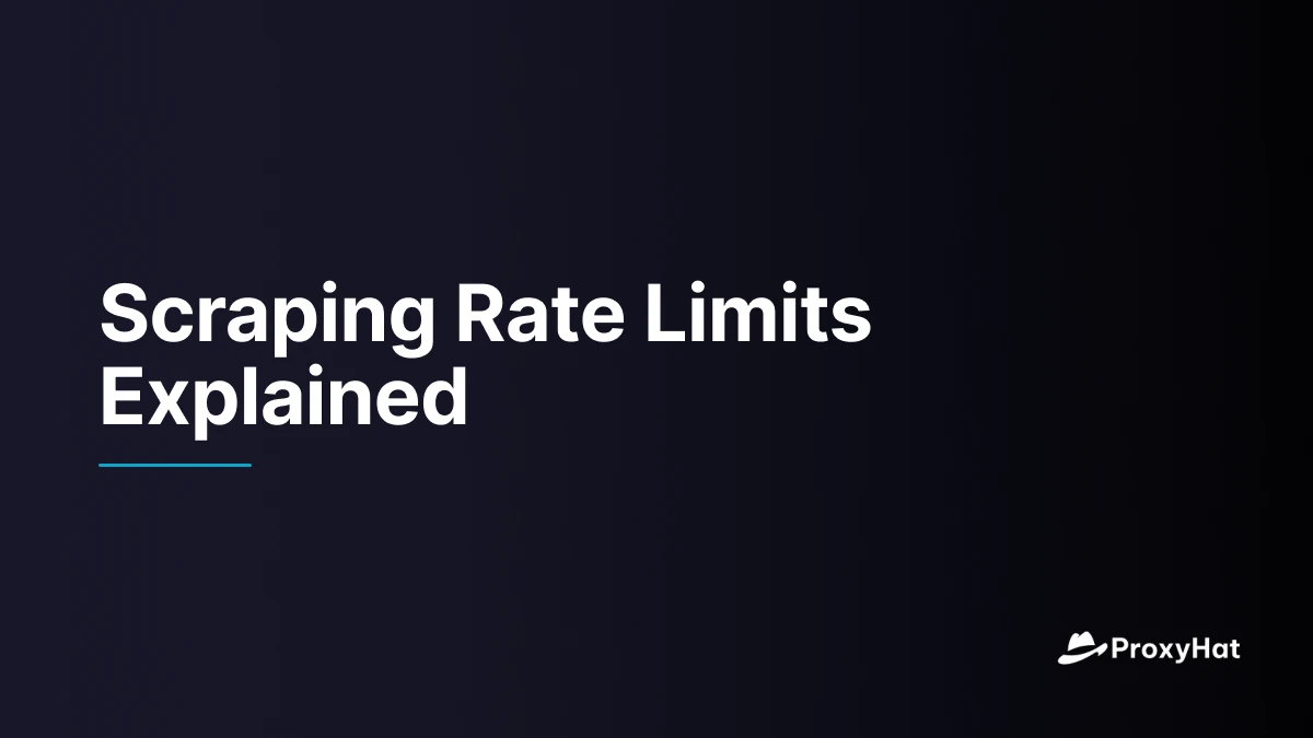 Scraping Rate Limits Explained